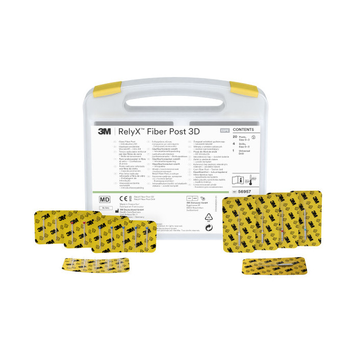 RelyX Fiber Post 3D - Tenons Fibres de Verre - Boîte d'Introduction