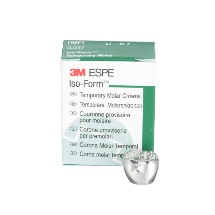 Couronnes Provisoires pour Molaires Permanentes Iso-Form