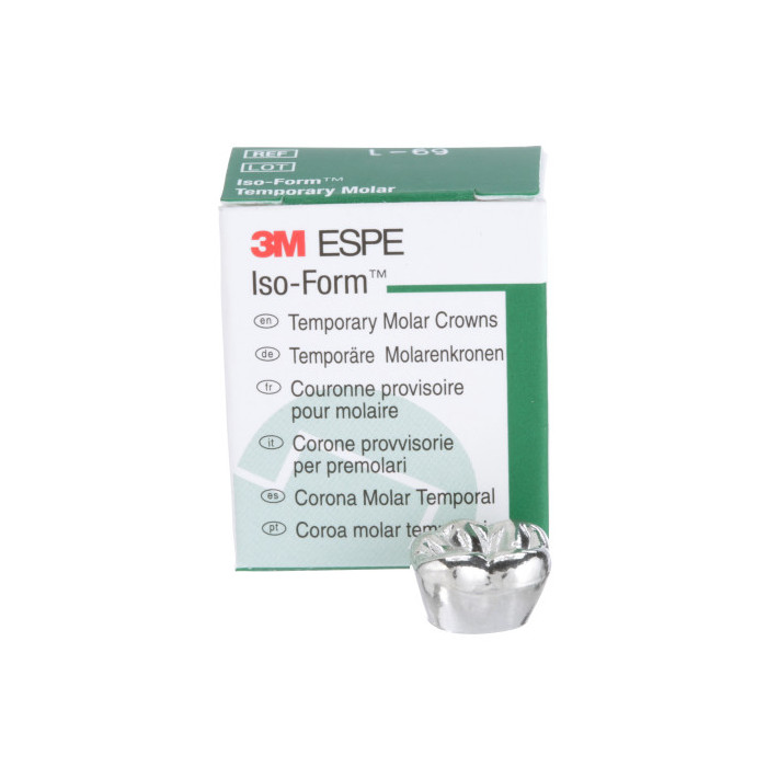 Couronnes Provisoires pour Molaires Permanentes Iso-Form
