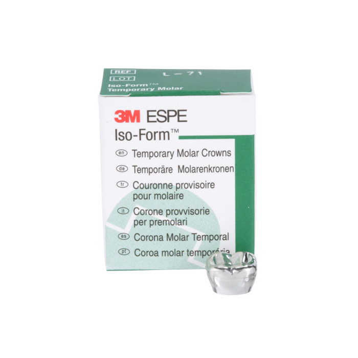 Couronnes Provisoires pour Molaires Permanentes Iso-Form