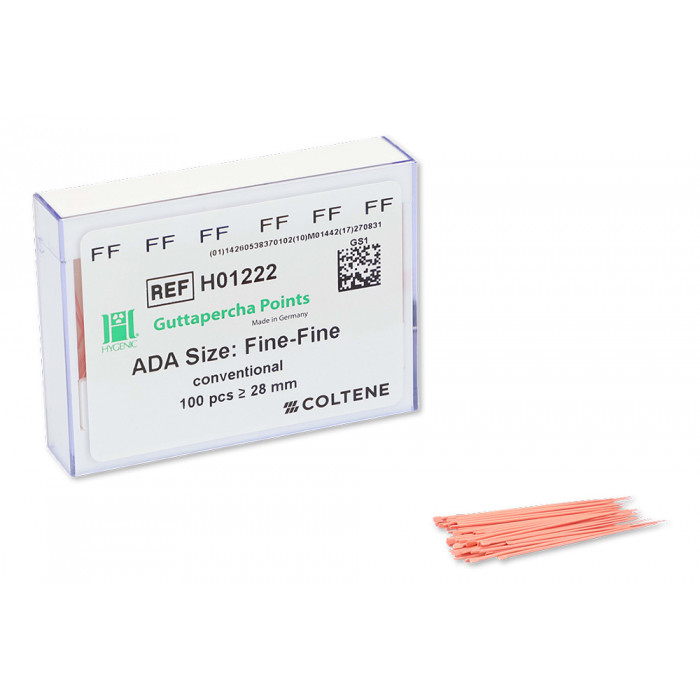 Pointes de Gutta Percha Pink Conventional