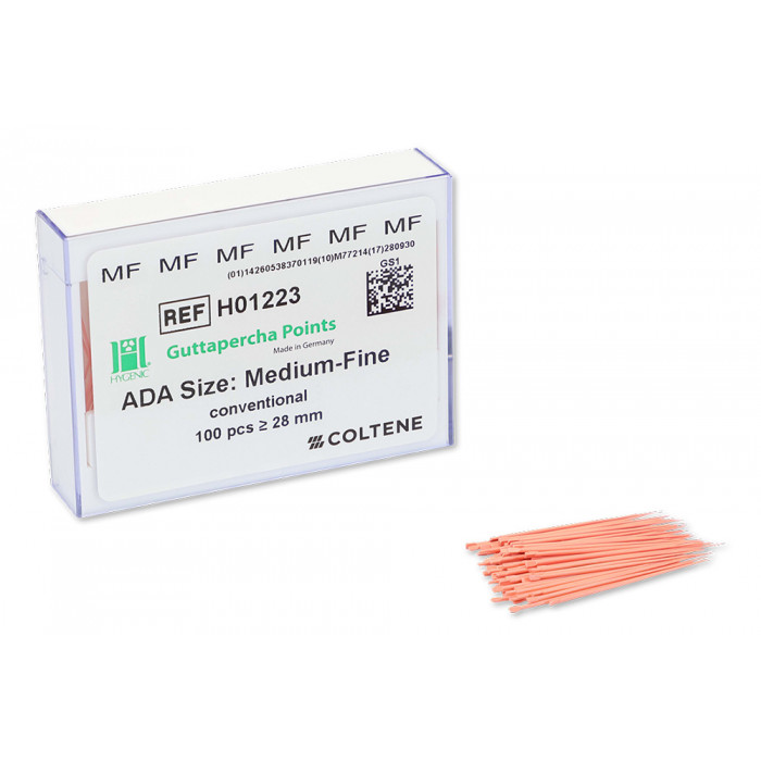 Pointes de Gutta Percha Pink Conventional