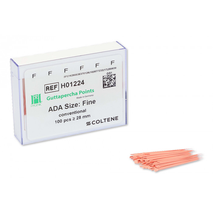 Pointes de Gutta Percha Pink Conventional