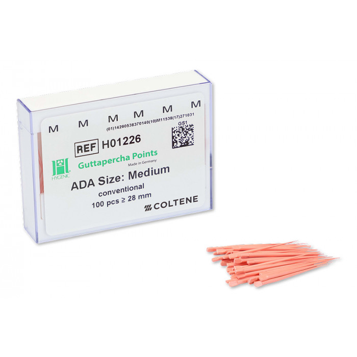 Pointes de Gutta Percha Pink Conventional