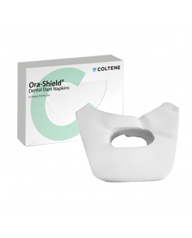 Hygenic Ora-Shield Dental Dam - Serviettes pour Digues Dentaires Grande Taille