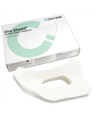 Hygenic Ora-Shield Dental Dam - Serviettes pour Digues Dentaires pour Cadres 5" et 6"