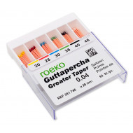 Pointes de Gutta Percha Greater Taper