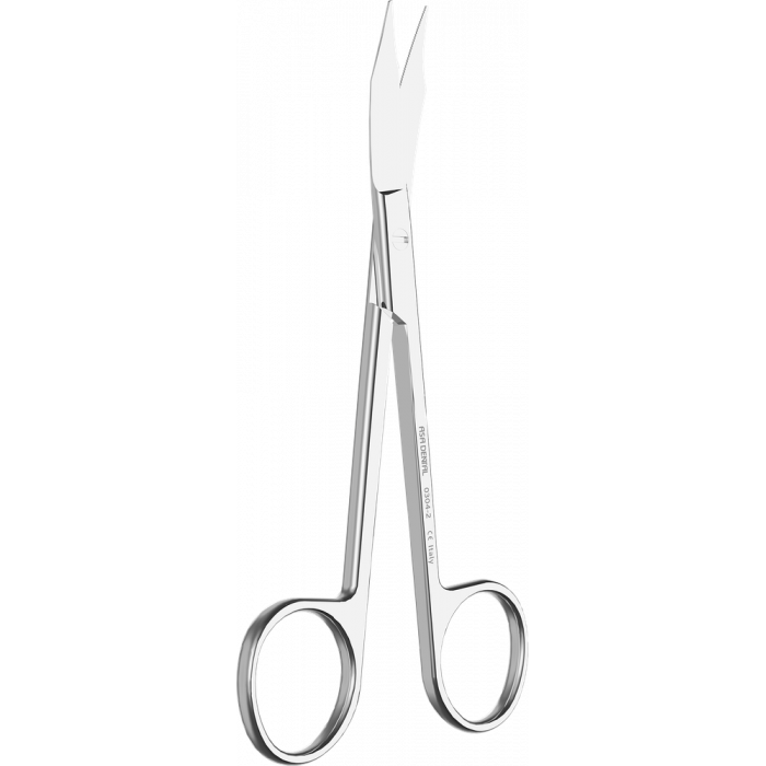 Ciseaux à Gencives Goldman Fox Courbé Lame Dentelé