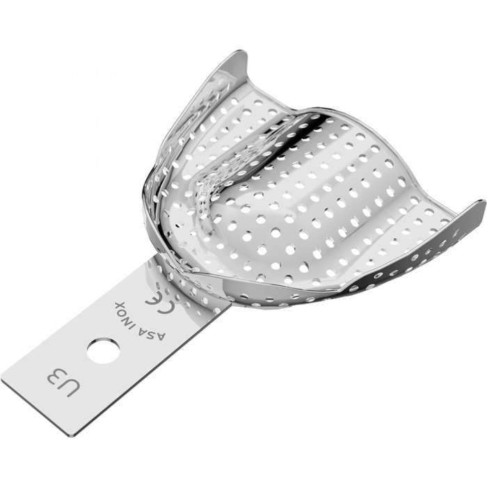 Porte Empreintes Perforé Inox Rétentif - Edentement