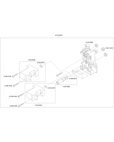 Lot de 2 électrovannes
